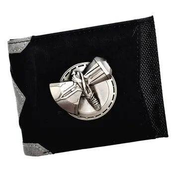 

New Design Marvel Thor Axe Hammer Wallet Men's Short Purse with Coin Pocket