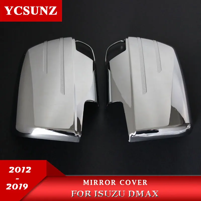 Зеркальная крышка для ISUZU D-MAX 2012 2013 Chevrolet D-Max "Хром ABS автомобильный Стайлинг