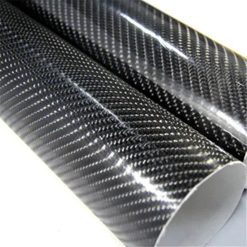 

1 pc Car Sticker Decals Parts Ultra Black Carbon Fiber Style High quality