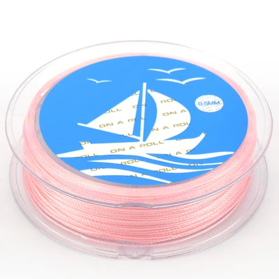 13 45m 0.5mm Nylon Cord Thread Chinese Knot Macrame Cord Bracelet Braided String DIY Tassels Beading Jewelry Cord String Thread - Цвет: 13