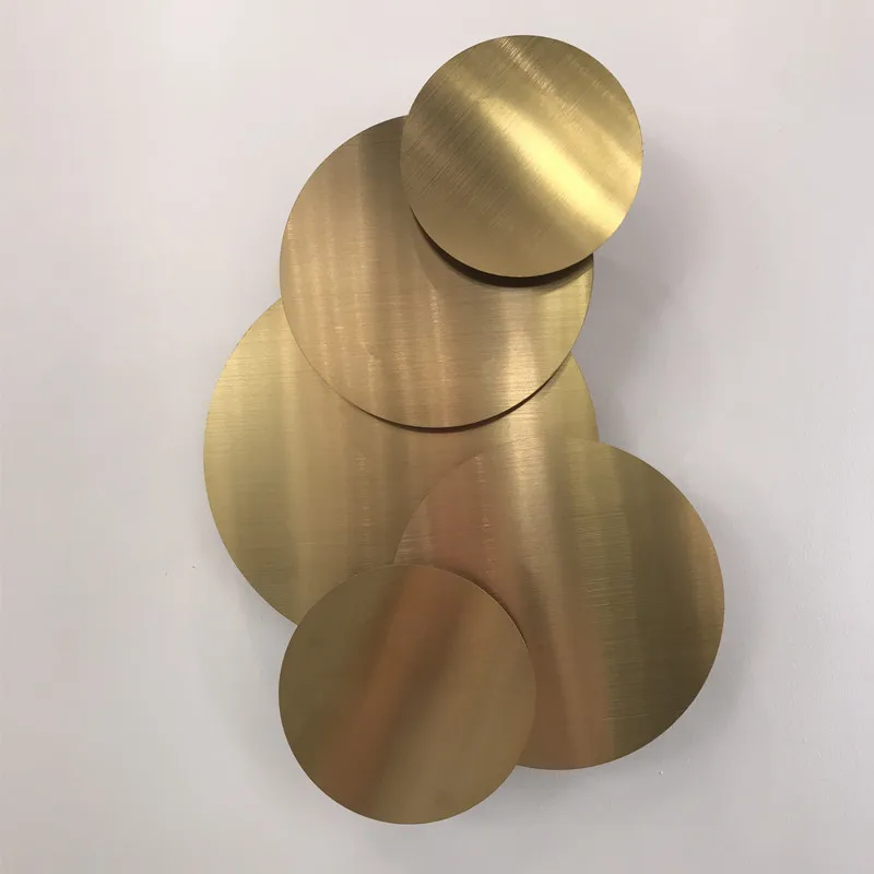 

post modern living room lamp designer simple metal combination wall lamp model room bedside aisle decorative wall lamp