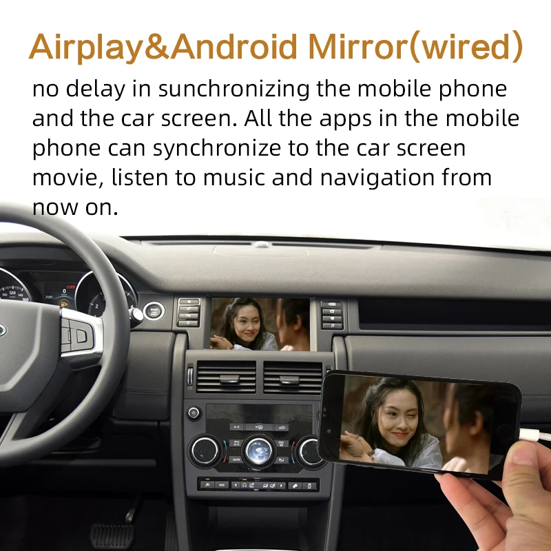 Sinairyu Apple Carplay беспроводное зеркало для Land Rover/Jaguar Discovery Sport F Pace 5 Android Wi Fi