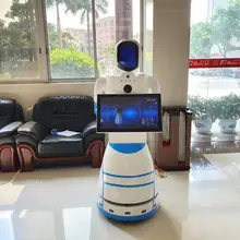 Полицейский отель школьная Больничная библиотека выставочное шоу охранник робот распознавание лица прием робот голосовой гид робот