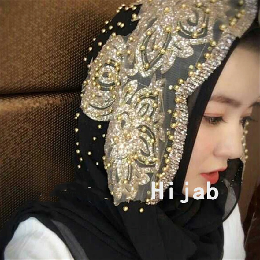 Хиджабы тюрбан абайя мусульманский шарф платье шарфы для женщин длинный Moslima