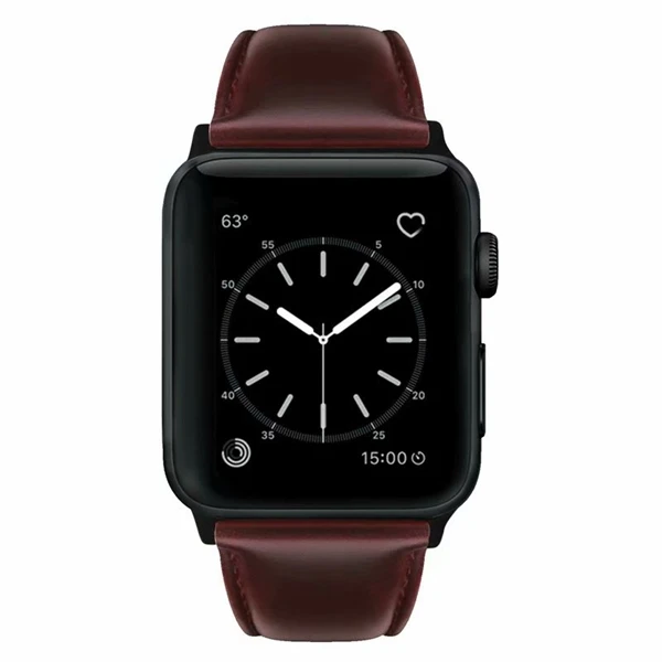 Лидер продаж кожаный ремешок для наручных часов для Apple Watch, версии 3, 2, 1 Спортивный Браслет 38/42 мм, ремешок для наручных часов Iwatch, 4 ремешок для наручных часов 40-44 мм