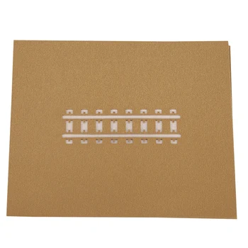 

New Retro 3D laser cutting paper postcard creative hand retro train birthday postcard greeting card