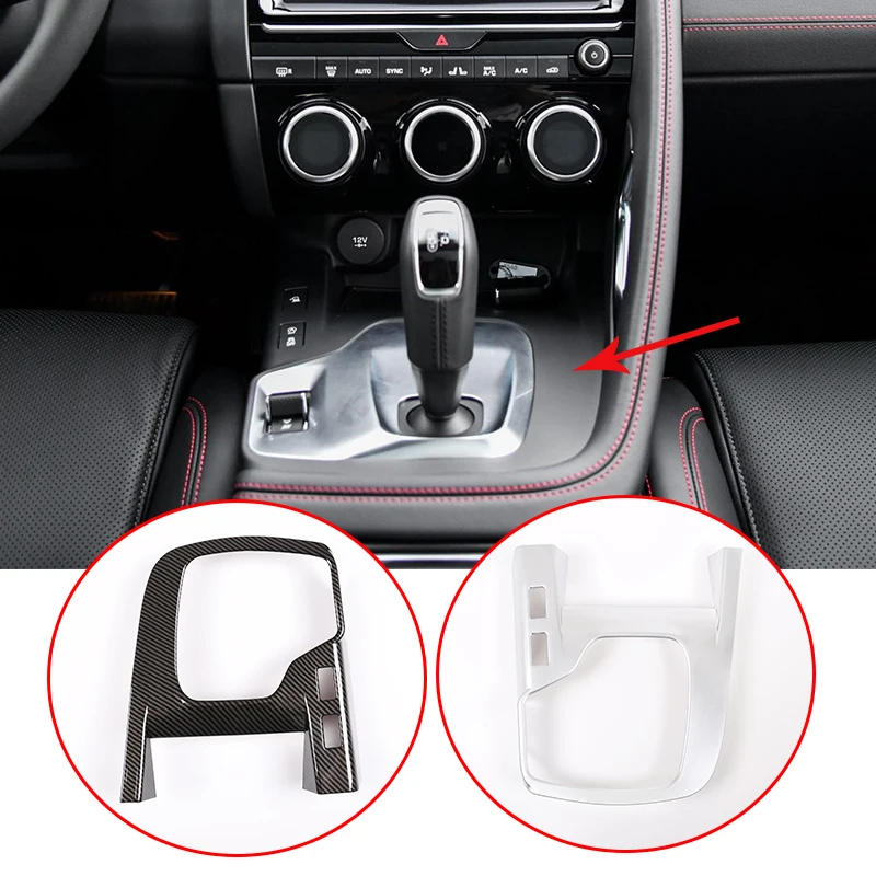 

For Jaguar E-PACE E PACE 2018 2019 Matt ABS Car Interior Center Console Gear Shift Decoration Frame Trim Accessories Parts