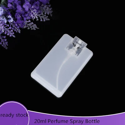 

20ml Plastic Perfume Spray Bottle Moisturizing Water Box Card Type Perfume Spray Bottle Travel Use Comsetic Refillable Bottles
