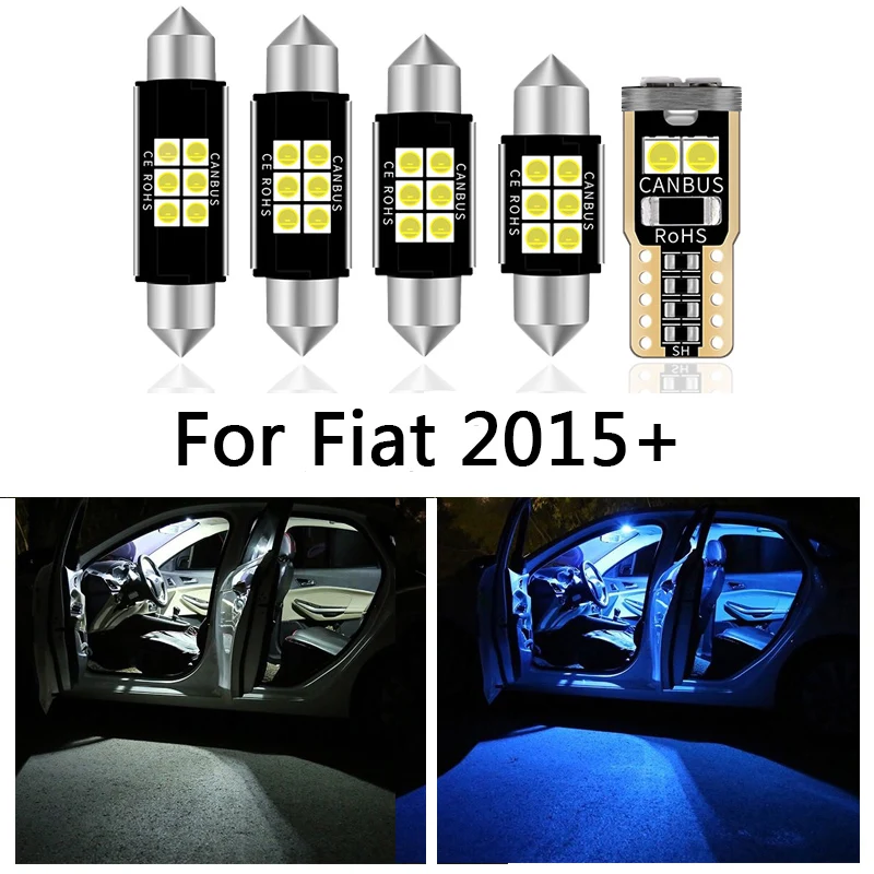 6 Pcs Kein Fehler Auto Innen Weiss Led Lampen Paket Fur Fiat Tipo 356 357 2015 Karte Dome Lampe Licht Zubehor Signal Lamp Aliexpress Led Lampen Innen