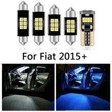 6 adet hiçbir hata araba beyaz iç LED ışık ampuller paketi Fiat Tipo 356 357 (2015 +) harita Dome lisans lamba ışığı aksesuarları