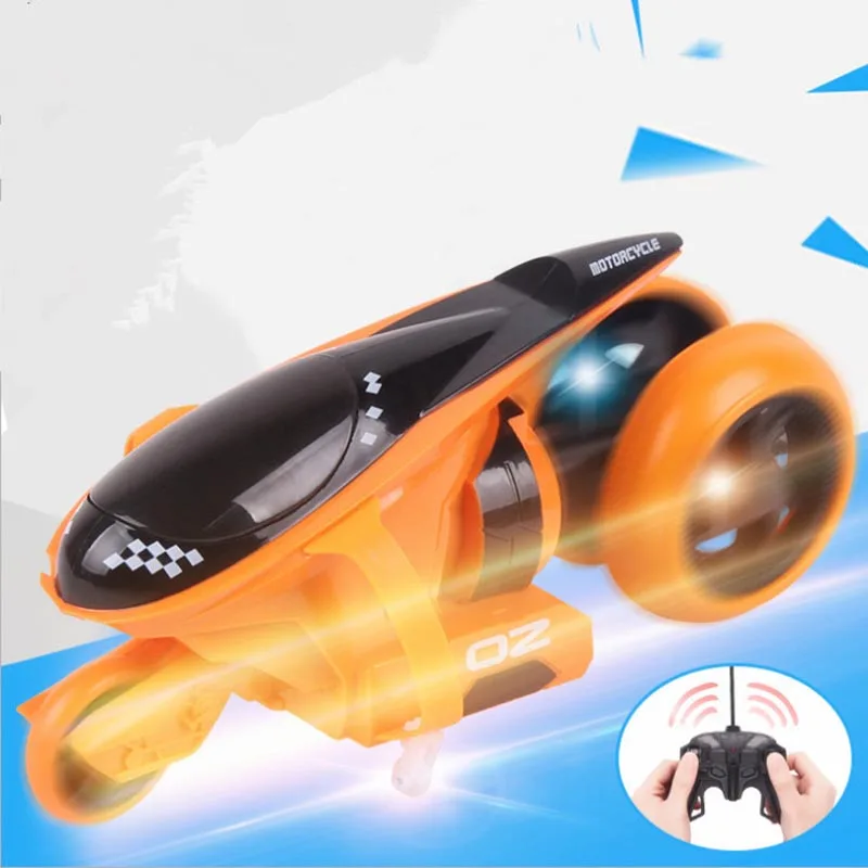 360 Вращающаяся деформация RC мотоциклетное радио Дистанционное управление мото игрушки для мальчиков 4CH 2,4G скоростной крест высокая скорость RC Дрифт
