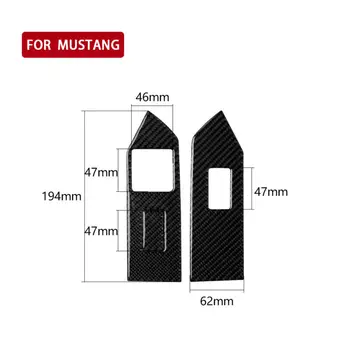 

Inner Window Switch Panel Cover For Ford Mustang 2009-13 High quality Brand new