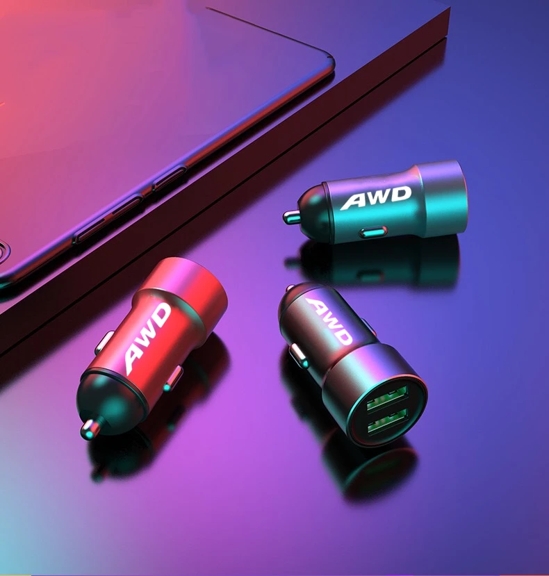 3.4A Dual USB быстрая зарядка автомобиля зарядное устройство для Зарядное мобильный