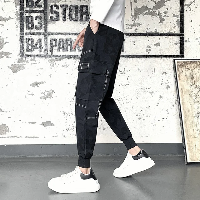 Cargo Pants Men Clothing Simple 