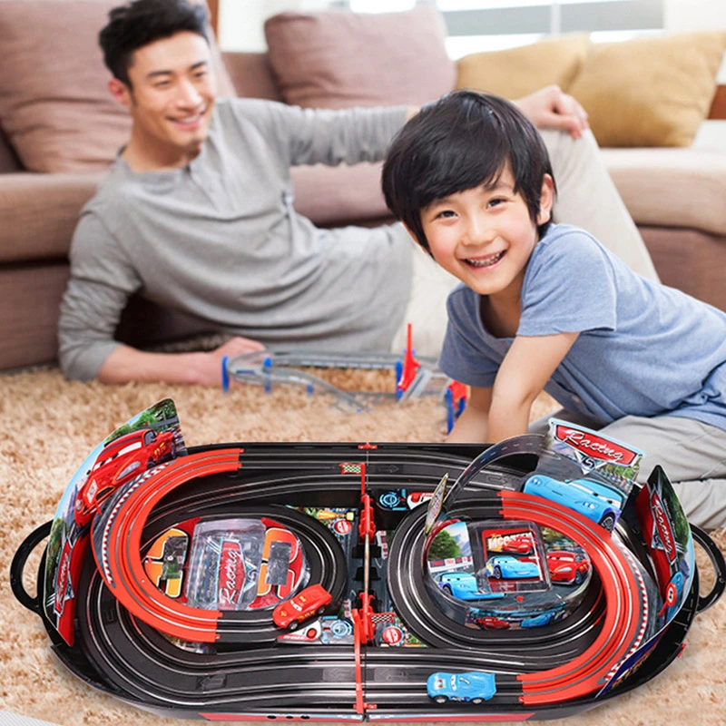 lightning mcqueen electric race track