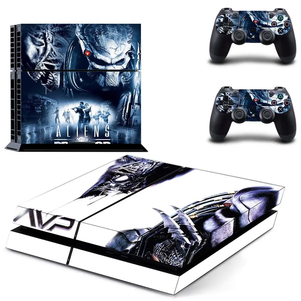 Alien vs. Predator PS4 Vinly Skin PS 4 стикер Play station s Pegatinas для консоли playstation и 2 контроллера |