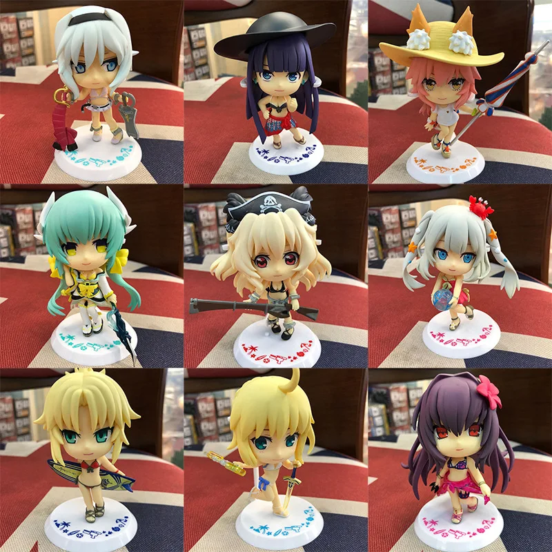 

Destiny Night Capsule Toy Cute 9-Clay Window Swimwear SABER Ska Ha Garage Kit Model Boxed