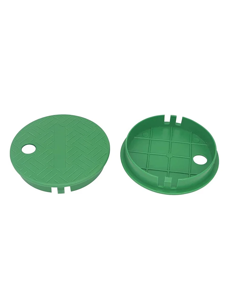 2 PCS Valve Box Cover Lid 6 Inch Round Sprinkler System Irrigation Sprinkler Lightweight And Durable For Drain Valves Solenoid V