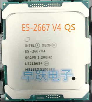 

E5-2667V4 QS Original Intel E5 2667 V4 QS 3.20GHZ 8-Core 25M Cache E5-2667 V4 QS DDR4 2400MHz FCLGA2011-3 135W Processor