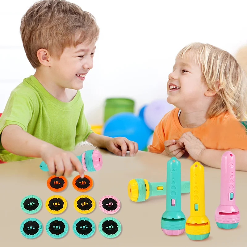 Cartoon Flashlight Projector Toy For Kid Torch Lamp Baby Sleeping Story Early Education Toy Holiday Birthday Xmas Gift Glow Toys 6 Cartoon Flashlight Projector Toy For Kid Torch Lamp Baby Sleeping Story Early Education Toy Holiday Birthday Xmas Gift Glow Toys 6