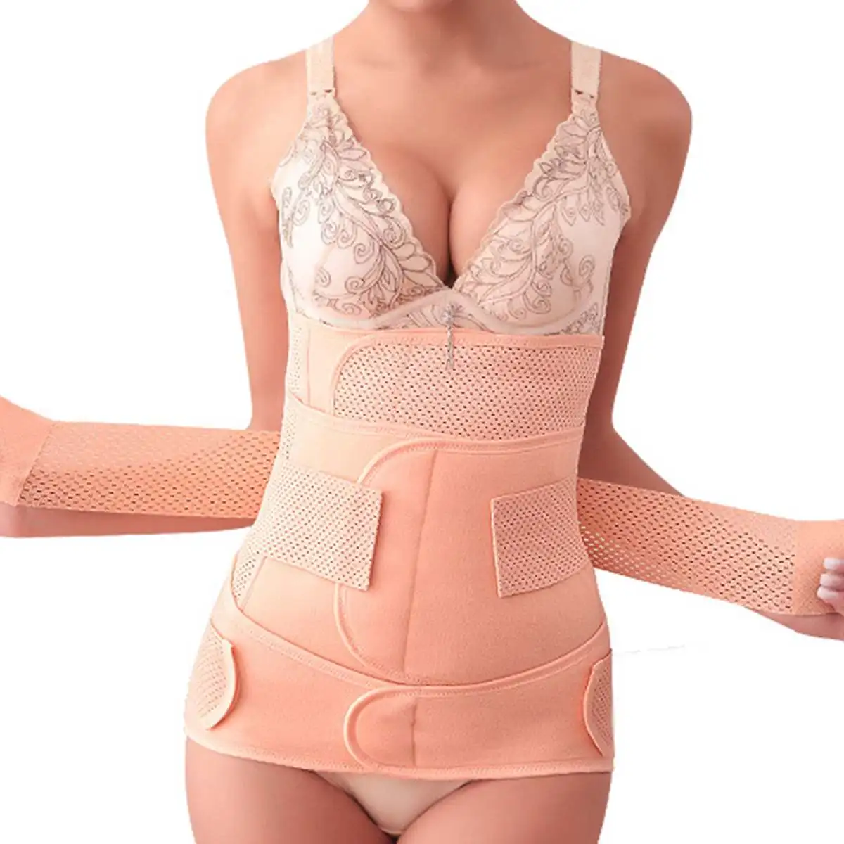 

Hot 3 in 1 Postnatal Bandage Post After Maternity Pregnancy Belt Belly Support Maternal Postpartum Bands Women Girdle Shapewear