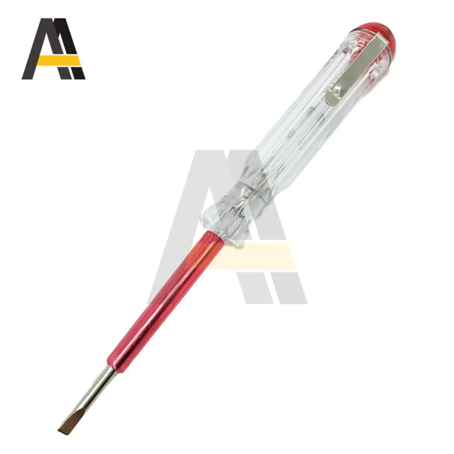uxcell AC 100-500V Voltage Detector Tester Pen Sensor Screwdriver :  : Industrial & Scientific