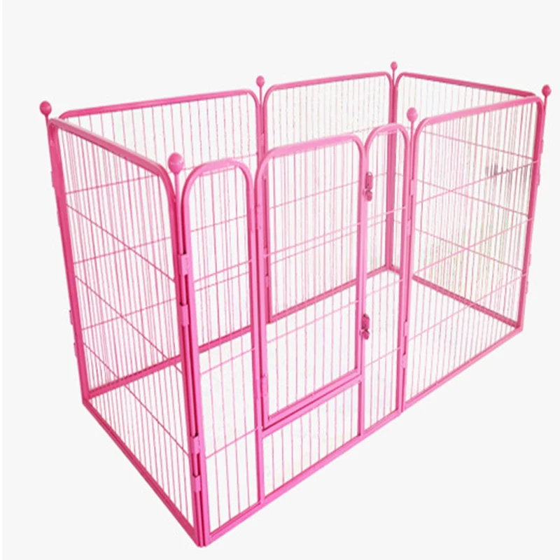 

LQS 4 Pet Fences Simple and Easy to Disassemble Dog Fence Color Wire Small and Medium Dog Fence Home Indoor Dog Fences