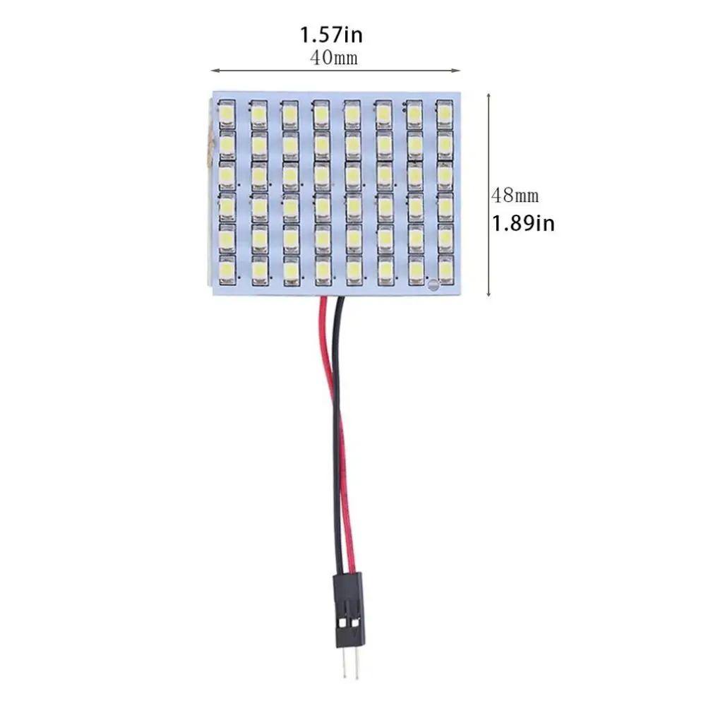 48-Smd 1210 Светодиодная панель Внутреннее освещение автомобильная лампа авто белые огни 10 шт