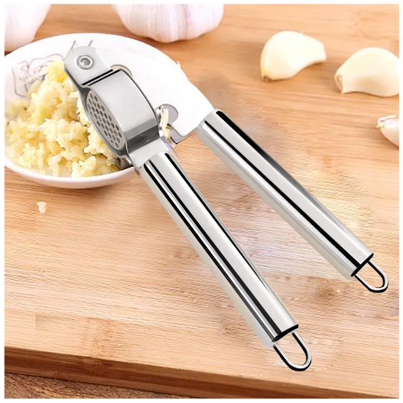 

Garlic Press Grinder Crusher Cutter Squeezer Presser Mincer Tools Home Kitchen