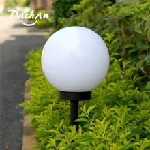 Солнечный светодиодный наружный водонепроницаемый шарообразный светильник, шар Сфера Шар Кол светильник круглый белый открытый вечерние прополка двор Бар Декор