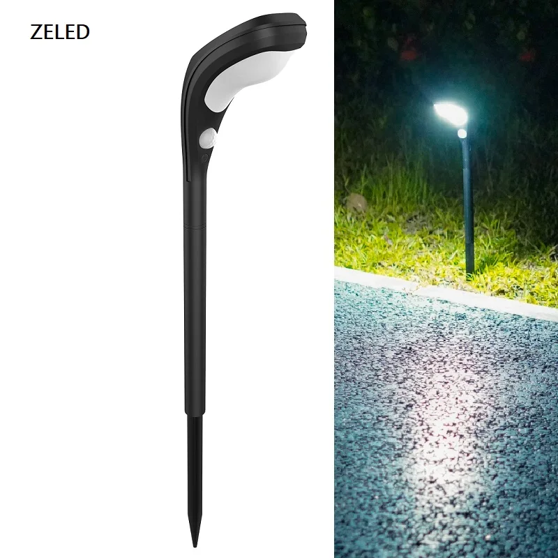 

LED Solar Lamp Outdoor Pathway Ground Light Motion Sensor High Brightness Waterproof Dust-proof IPX5 Security Glassland Lamp
