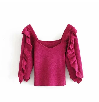 

2020 Metal color line stacking short shirt women blouse Shirt modis vadiming sheiner zaraing women blouse kimono