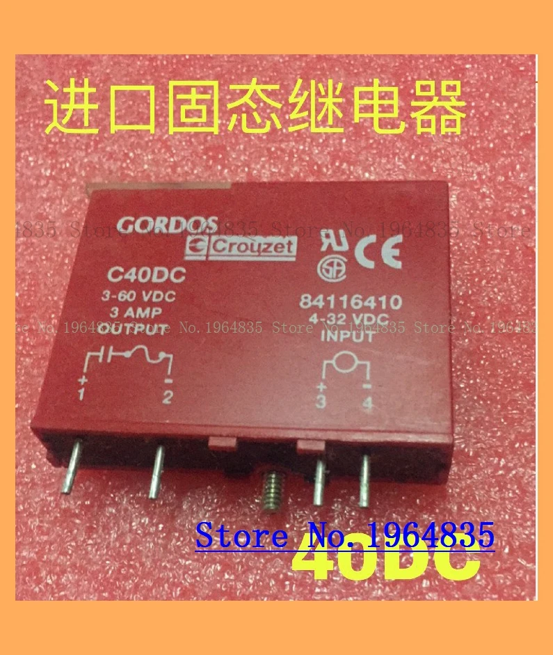 

C40DC 4 3AMP 3-60VDC 4-32VDC