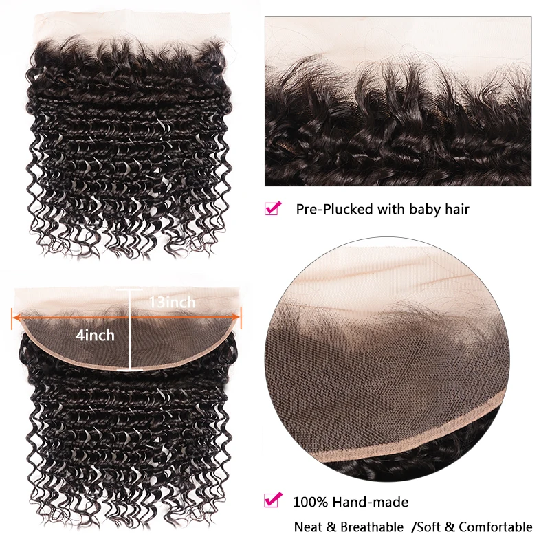 Ali Julie Hair 100% человеческие волосы 3 пряди с фронтальной застежкой бразильская