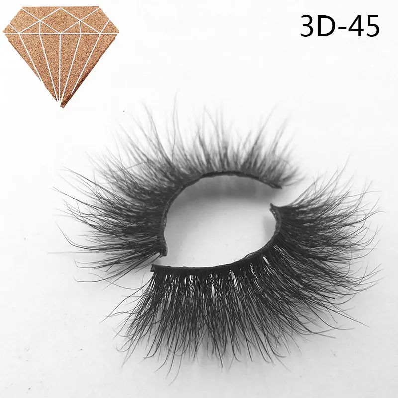 3D-45 Iflovedekd, натуральные 3d норковые ресницы, фирменные ресницы - Цвет: 3D-45