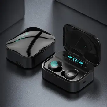

TWS Blutooth Headphones IPX7 Waterproof Earbuds Wireless Earphone With Mic 3600mAh Charing Case Volume Control
