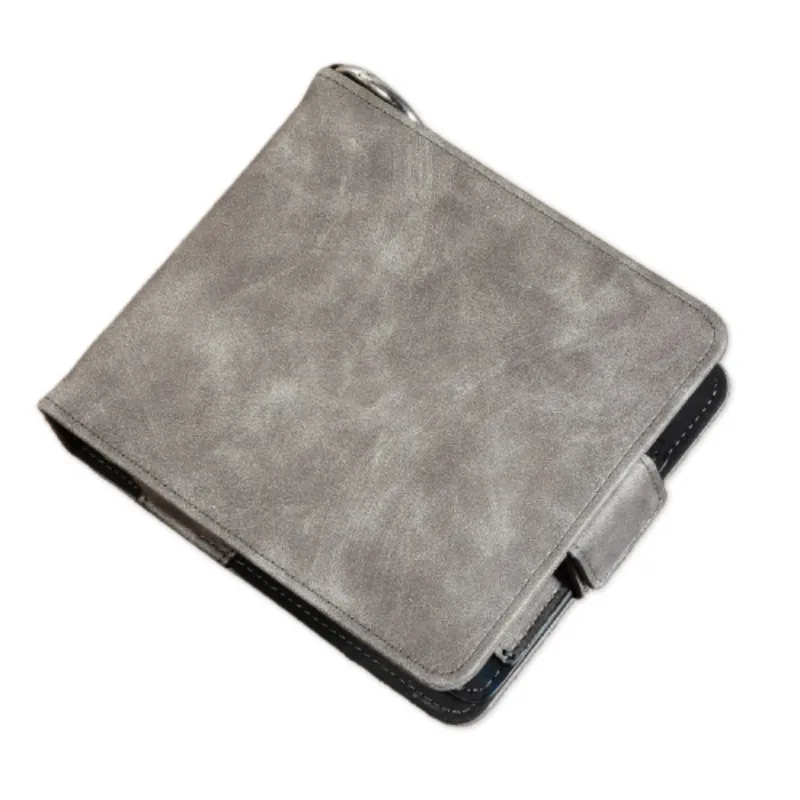Ретро Матовая сумка для хранения для IQOS 3,0 DUO Kit сумка защитный держатель Чехол все-в-одном кошелек Чехол Ecig аксессуары - Цвет: Grey