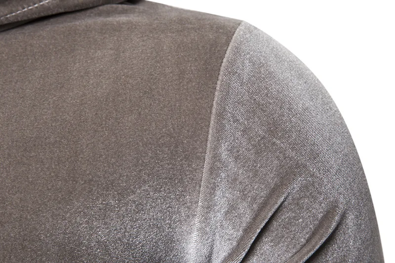 Mens Hoodies Sweatshirt Velour Long Sleeve 2020 Autumn Spring Casual Streetwear Coat Boy Solid Color Hooded Slim Male Tracksuits