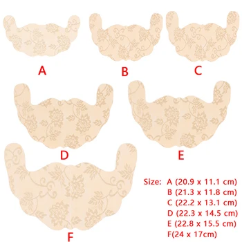

Lace Nipple Cover Bra Pad Invisible U Shape Breast Stickers Invisible Underwear Disposable Intimates Accessories Breast Petals
