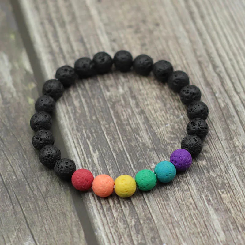 Natural Stone Beaded Bracelet with Onyx and Tiger Eye for Men and Women