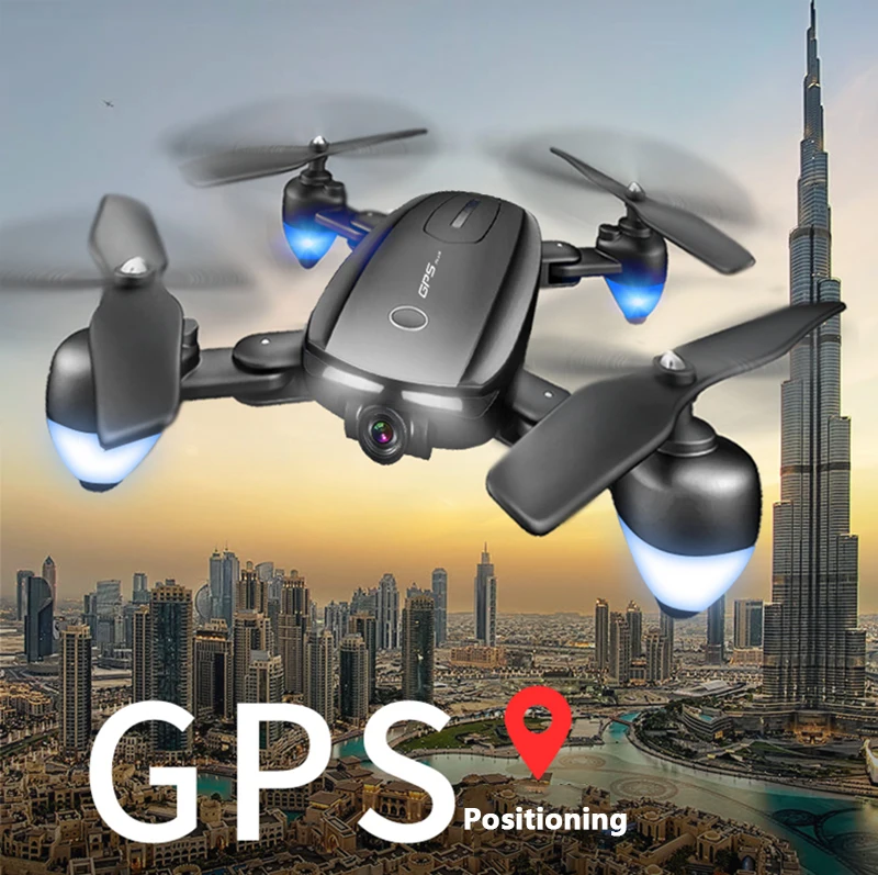 Радиоуправляемый квадрокоптер gps 4K Дрон оптический поток HD 1080P камера профессиональный самолет складной дроны 500 м управляемые игрушки для детей подарок