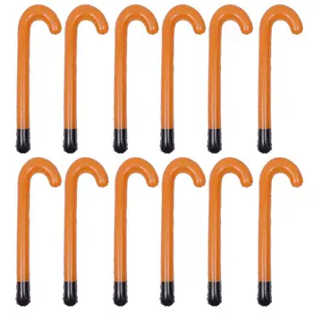

Christmas Inflatable Canes Lightweight Creative Durable Walking Sticks Toys Crutch Plaything Christmas Decor for Garden