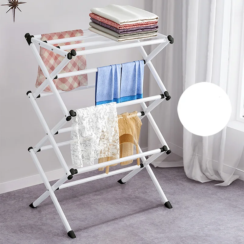 

Clothes Rack Simple and Easy dry Clothes Rack Household Folding air Drying Towel Clothes Rack Clothes