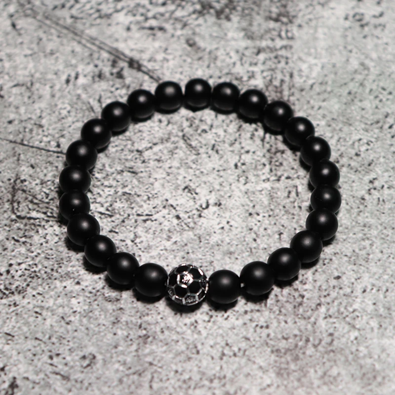Onyx Stone Beaded Bracelet for Men and Women