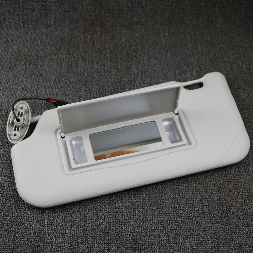 Левая лицевая сторона серого цвета солнцезащитный козырек Панель с зеркало для