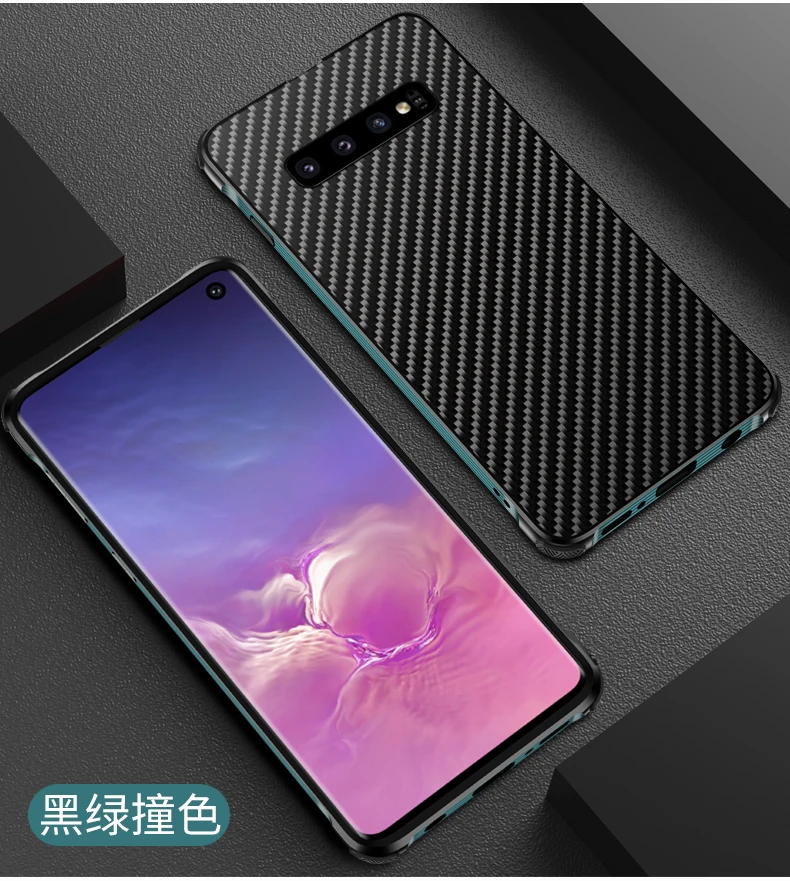 Beyour для samsung S10 чехол для подиума Gene металлическая рамка углеродное волокно чехол для samsung Galaxy S8 S9 Note 8 9 10 Plus чехол для телефона Capa