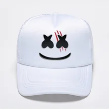 Máquina de Açúcar algodão Marshmello Chapéus Dj avicii Periferia polo Cap Chapéu boné de Beisebol Sombrinha preto Chapéus osso hip hop casquette gorras(China)
