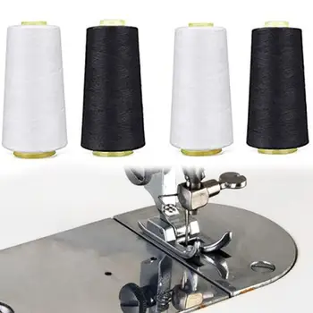 

4Pcs 3000 Yard Polyester Sewing Machine Fabric Overlock Thread Spool Line Cone
