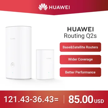 

HAUWEI Q2S Router Gigabit Dual Band WiFi Mesh Base Satellite Router Power line Networking Easy Set-up For Villa Big House Soho