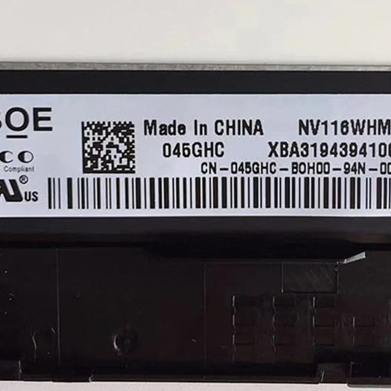 11,6 ''lcd кодирующий преобразователь сенсорного экрана в сборе для Chromebook 3100 2 в 1 рамка HD 1366x768 9MH3J 09MH3J протестирована